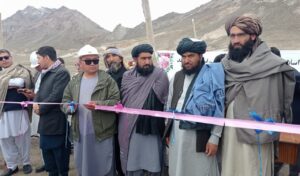 کار ساخت یک مکتب در غزنی از سوی باشندگان محل آغاز شد