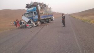 رویداد ترافیکی در هرات جان ۷ عضو یک خانواده را گرفت
